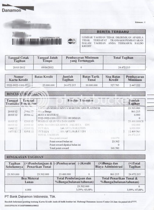 Bank danamon mengecewakan