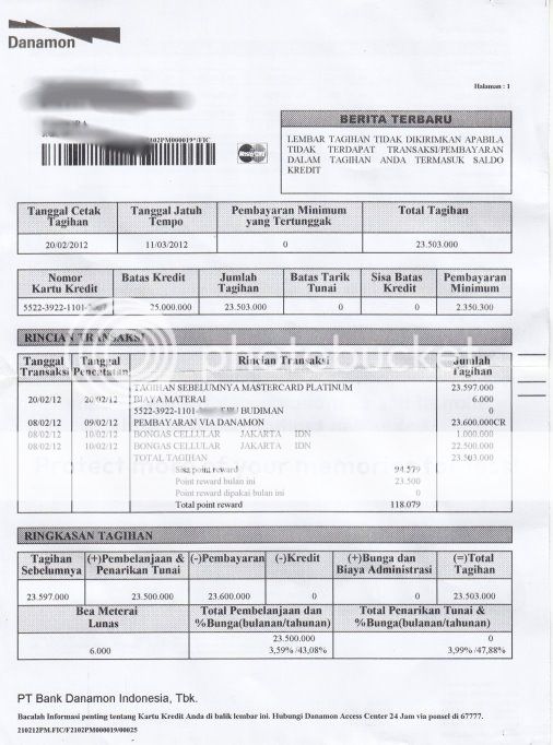 Bank danamon mengecewakan