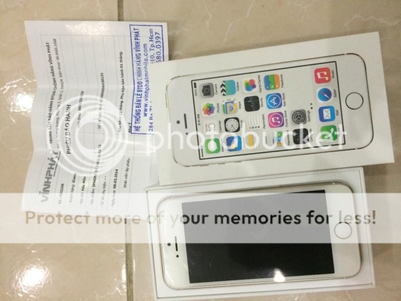 bán iphone 5s Gold 16gb fullbox 99% - 9